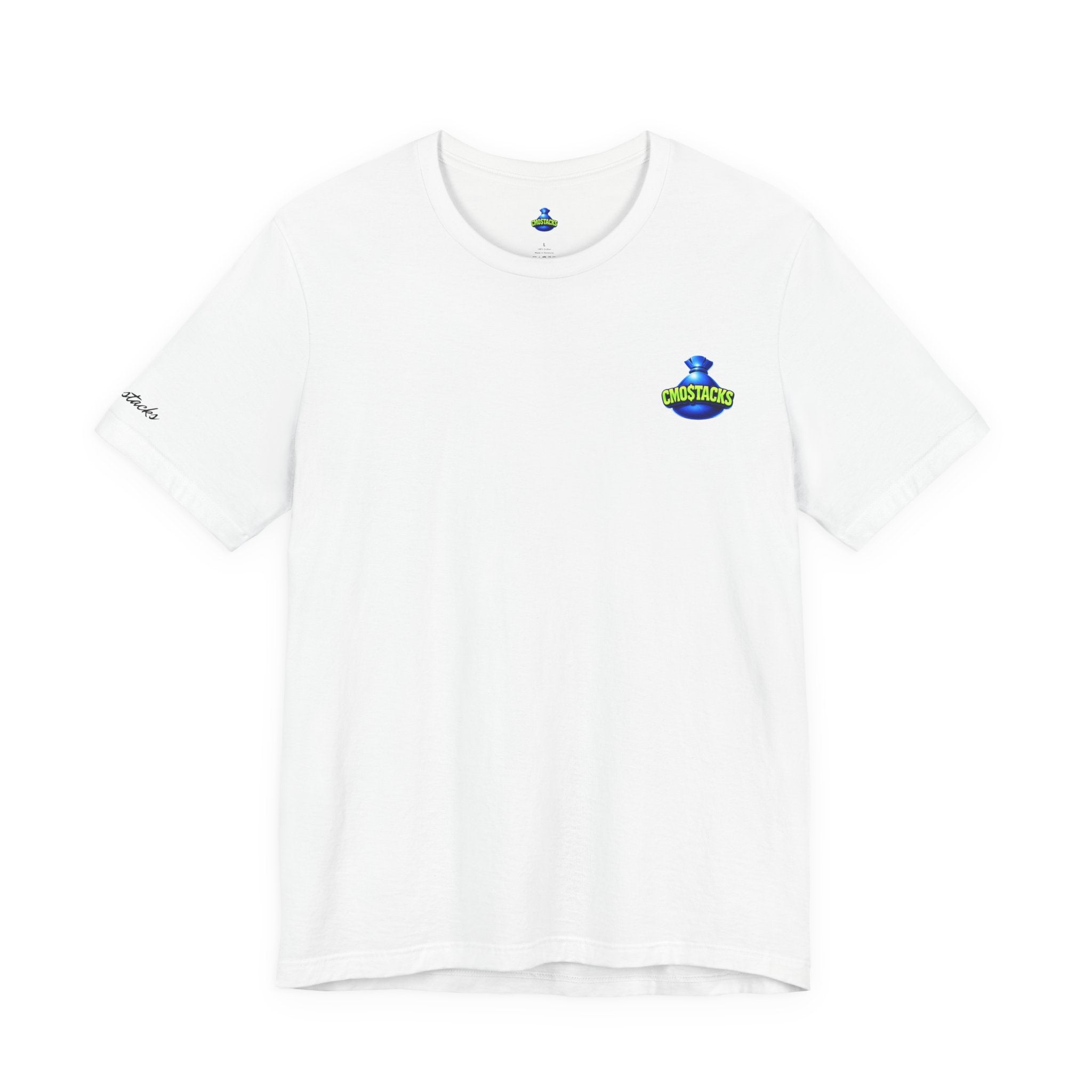 Cmostacks — T-Shirt•Front Mini Logo/ Large Logo Back
