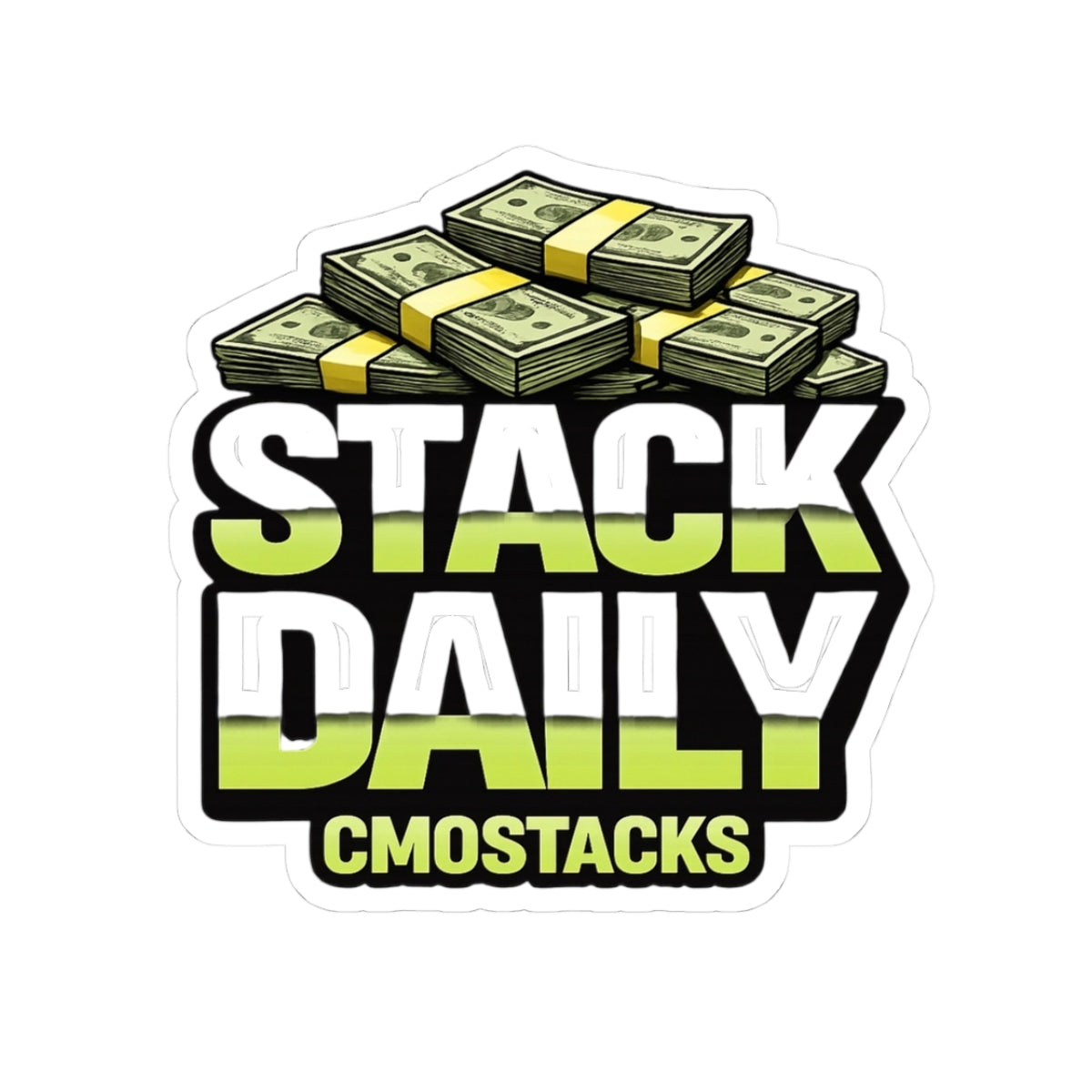 Cmostacks — “Stack Daily”•Sticker-Cut Decal