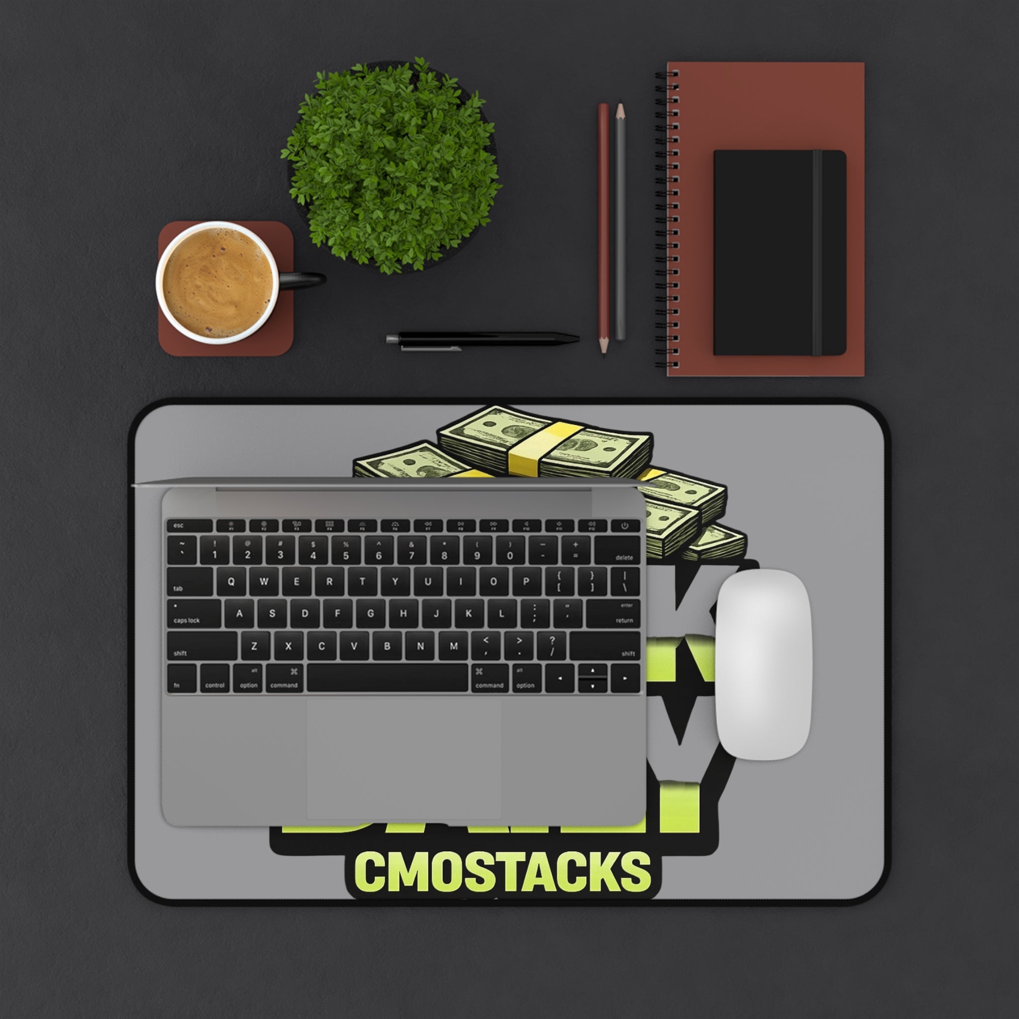 Cmostacks — “Stack Daily” • Motivational Gaming/Work Mouse Pad