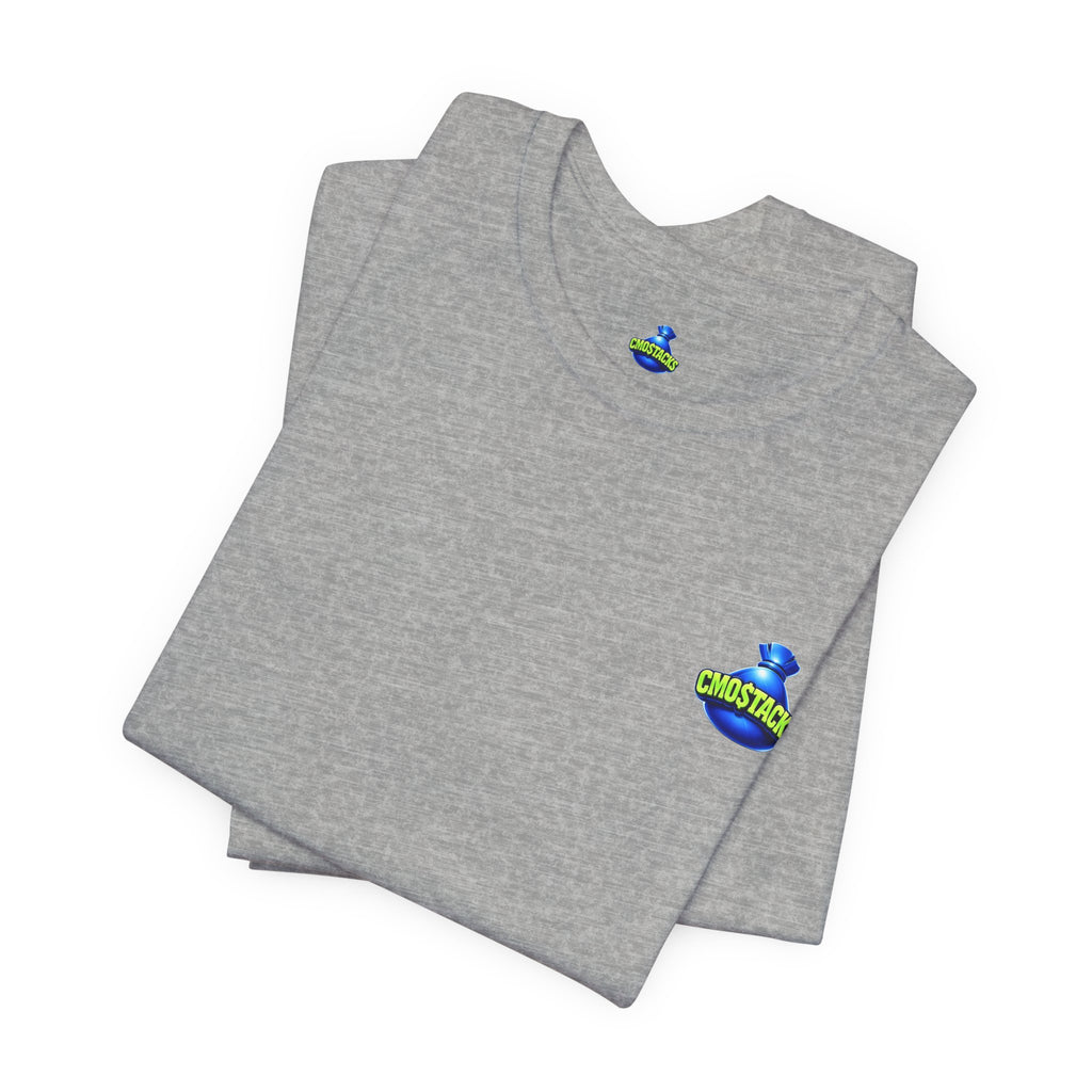Cmostacks — T-Shirt•Front Mini Logo/ Large Logo Back