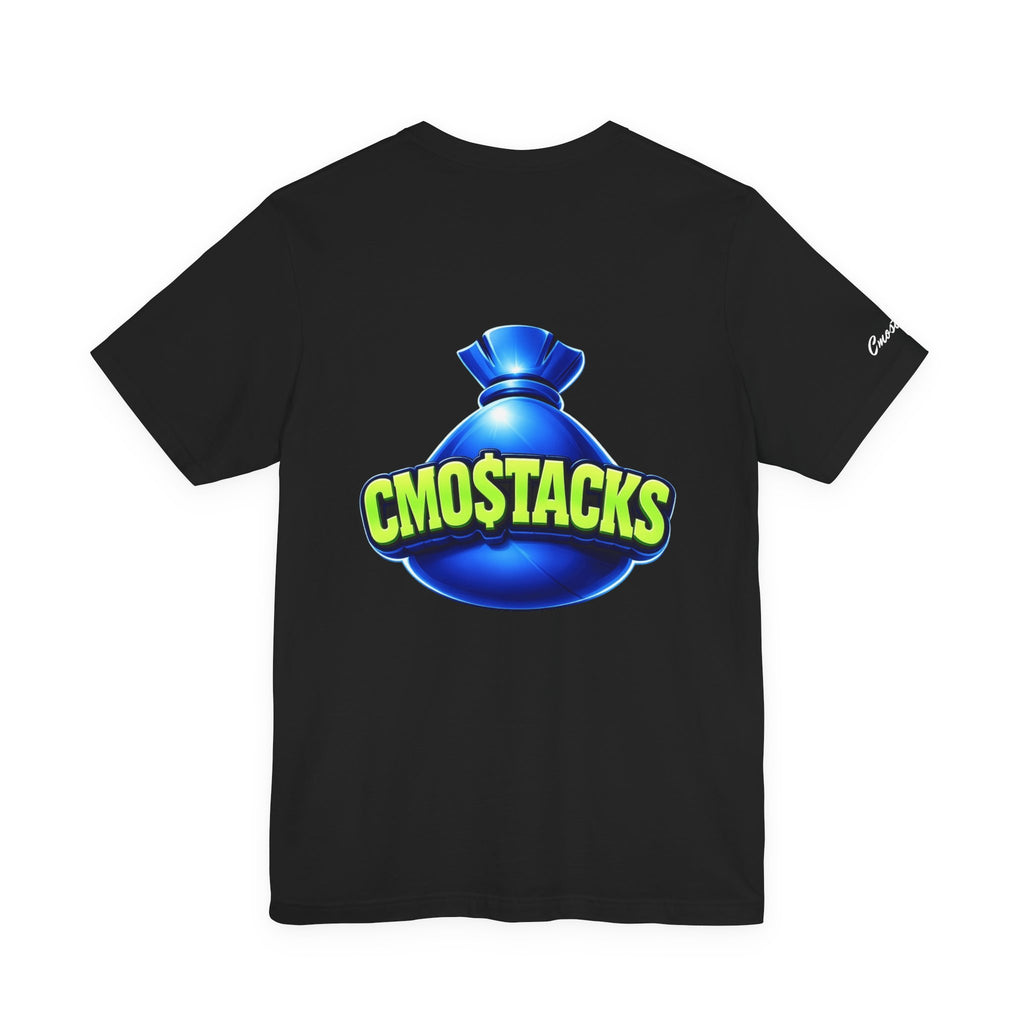 Cmostacks — T-Shirt•Front Mini Logo/ Large Logo Back