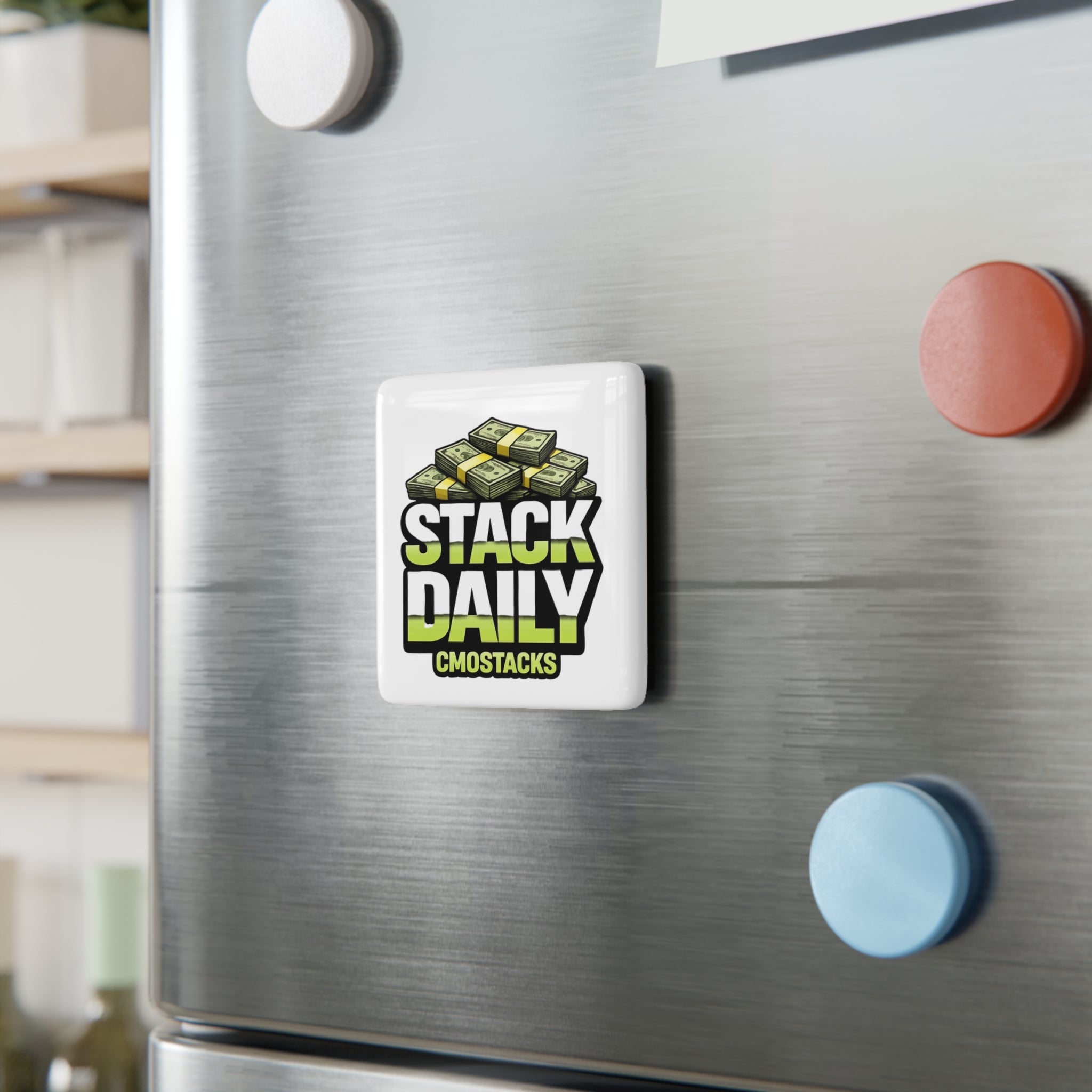 Cmostacks  — “Stack Daily”•Square Porcelain Magnet