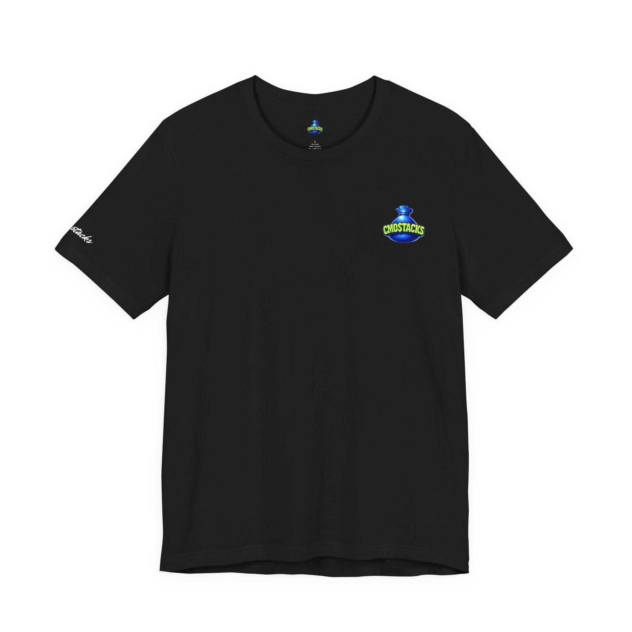 Cmostacks — T-Shirt•Front Mini Logo/ Large Logo Back
