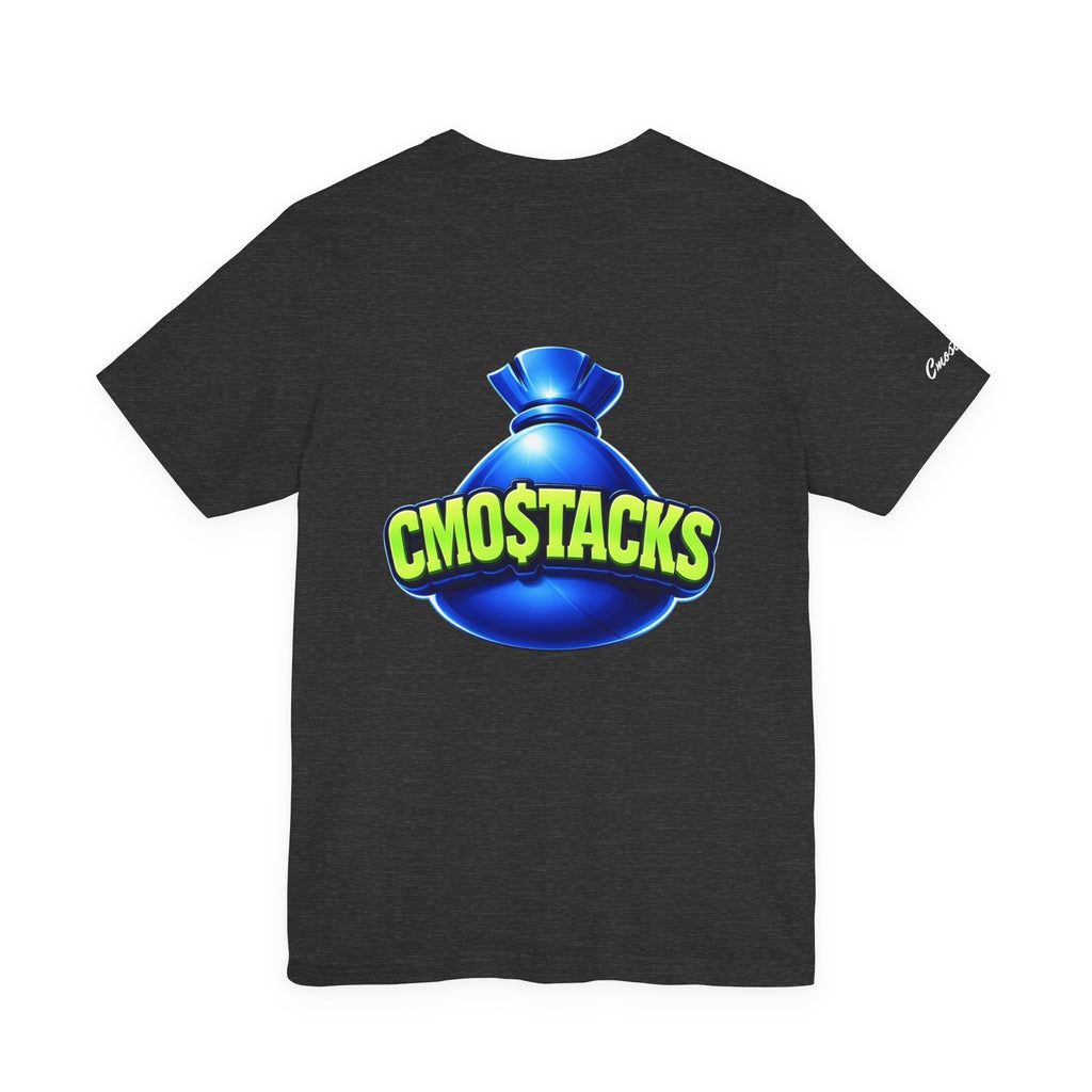 Cmostacks — T-Shirt•Front Mini Logo/ Large Logo Back
