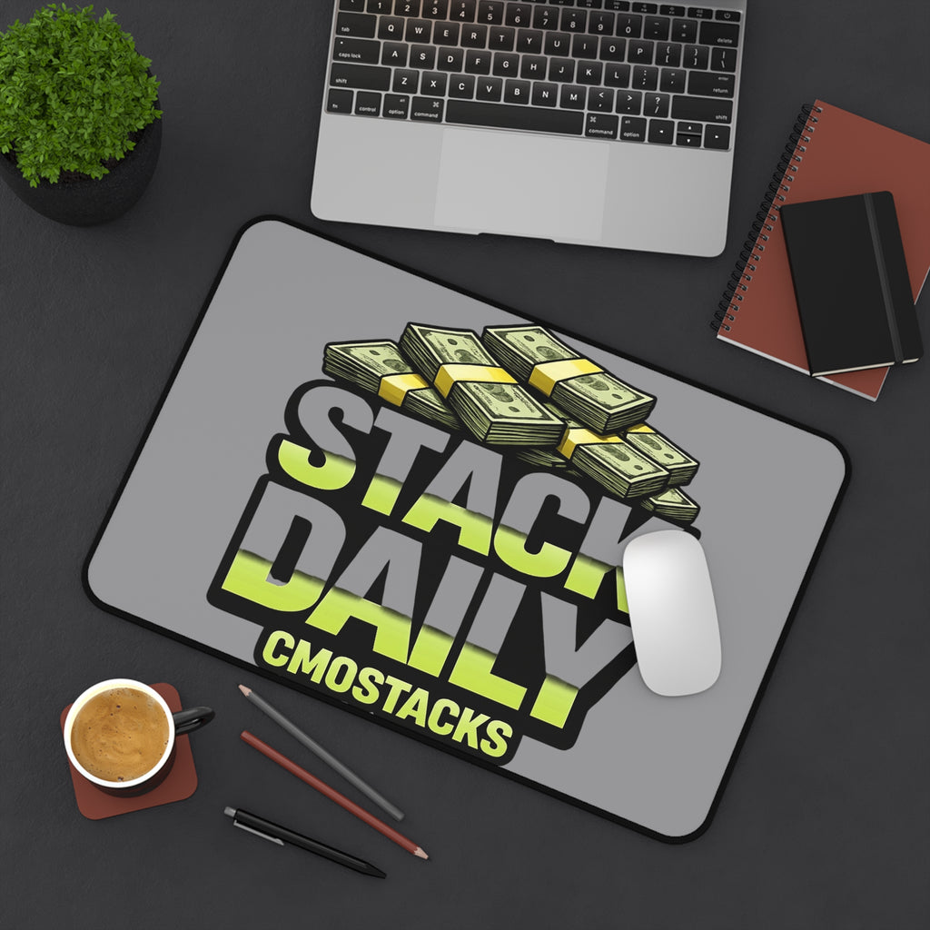 Cmostacks — “Stack Daily” • Motivational Gaming/Work Mouse Pad