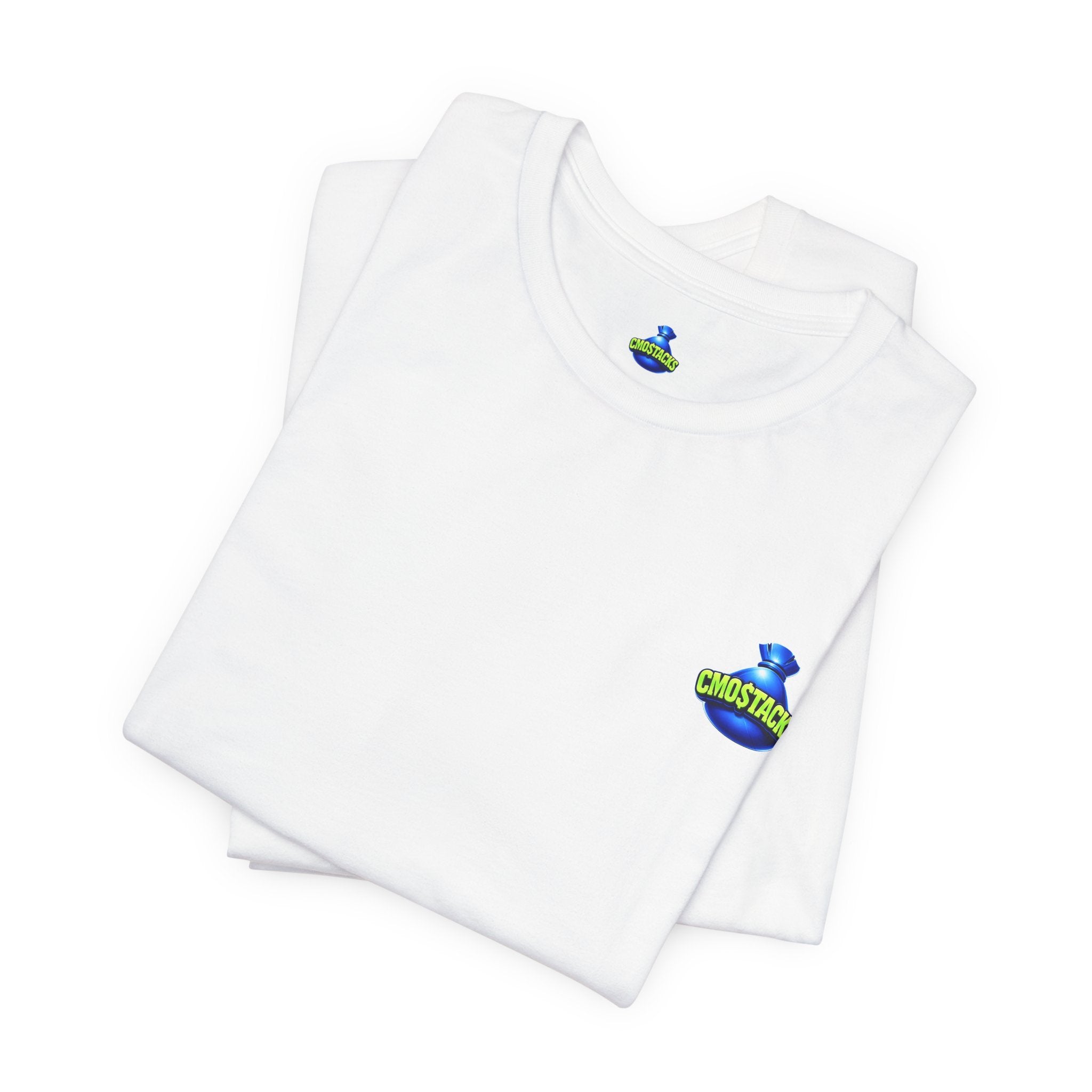 Cmostacks — T-Shirt•Front Mini Logo/ Large Logo Back