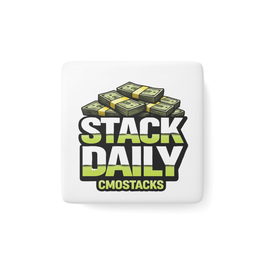 Cmostacks  — “Stack Daily”•Square Porcelain Magnet
